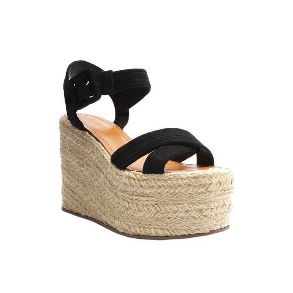 New! Schutz Blisse Platform Wedge Espadrille Chunky Sandal - Size 10 - Picture 3 of 12